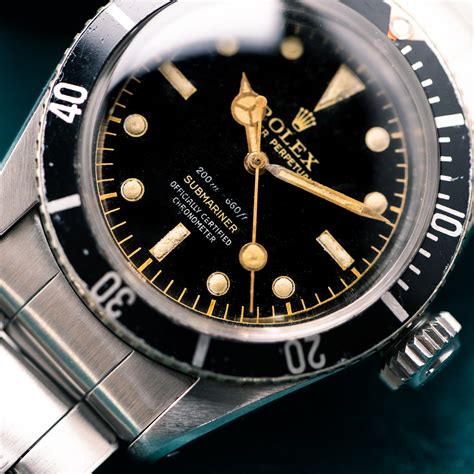 vintage rolex submariner big crown